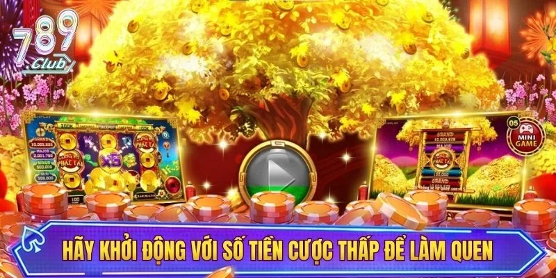 Hãy khởi động với số tiền cược thấp để làm quen