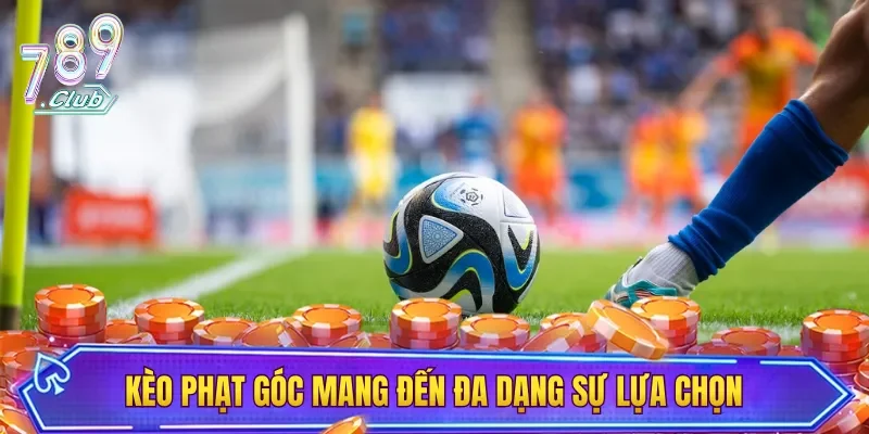 Kèo phạt góc mang đến đa dạng sự lựa chọn dành cho hội viên