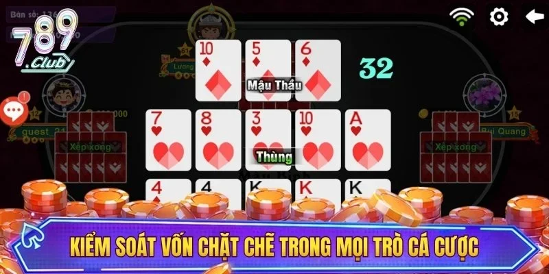 Kiểm soát vốn chặt chẽ trong mọi trò cá cược