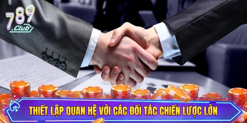 Thiết lập quan hệ với các đối tác chiến lược lớn