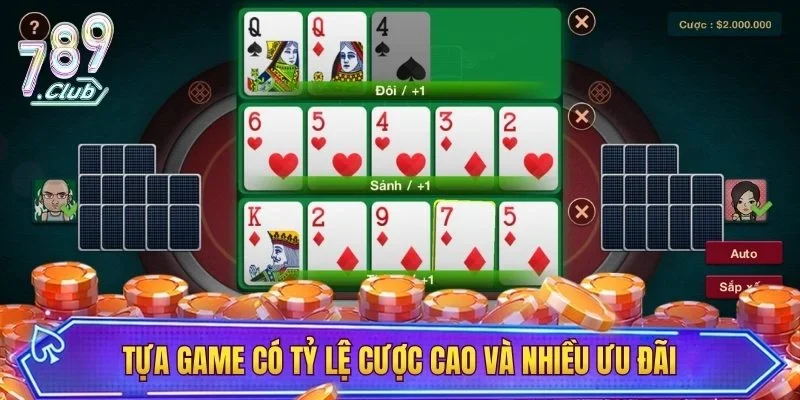 Tựa game có tỷ lệ cược cao và nhiều ưu đãi